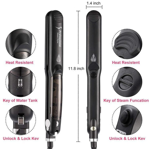 Steam Flat Iron - Steam Straightener