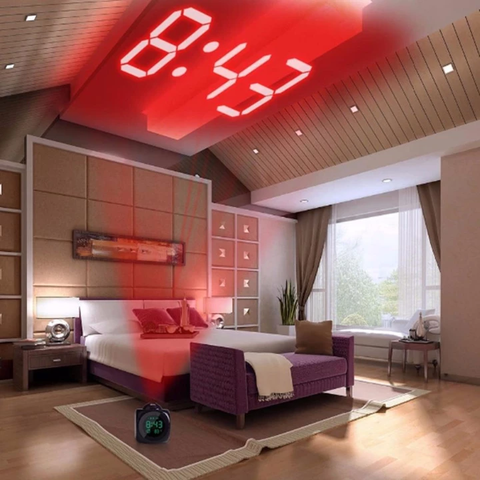 Projection Alarm Clock - Projection Clock - Ceiling Projection Clock