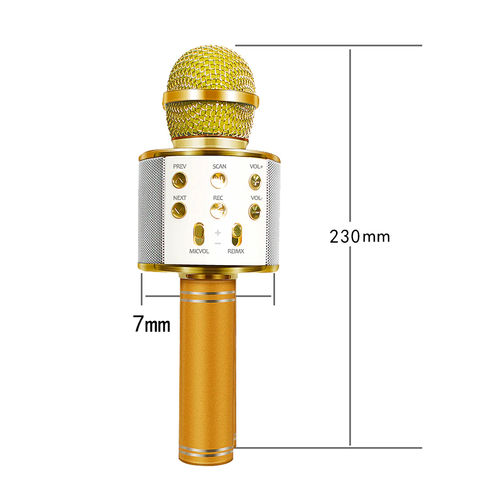Karaoke Microphone - Bluetooth Karaoke Microphone - Wireless Karaoke Microphone