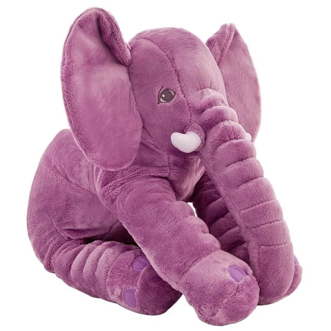 Baby Elephant Pillow - Elephant Plush Pillow - Infant Elephant Pillow