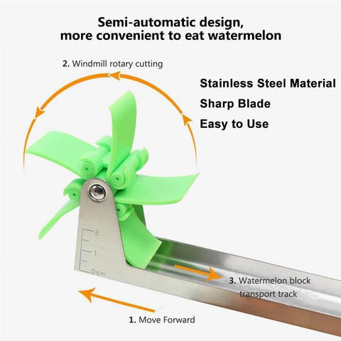 Watermelon Slicer - Watermelon Cutter - Watermelon Windmill Slicer